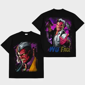 Two-Face Premium Cotton T-Shirt, Harvey Dent Shirt, Character Comics Fans Shirt, Dark Superhero T-Shirt, Comic Book Fans T-Shirt, Superhero Graphic Tee