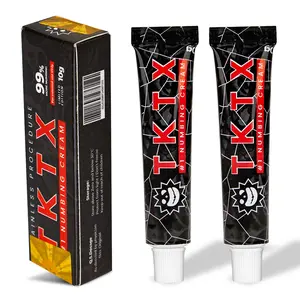 TKTX Tattoo Numbing Cream (2 Pack) ,99% Very Strong,Relief Cream forTattoos,Waxing,Microneedling,Lecithin ExternalCream 10g
