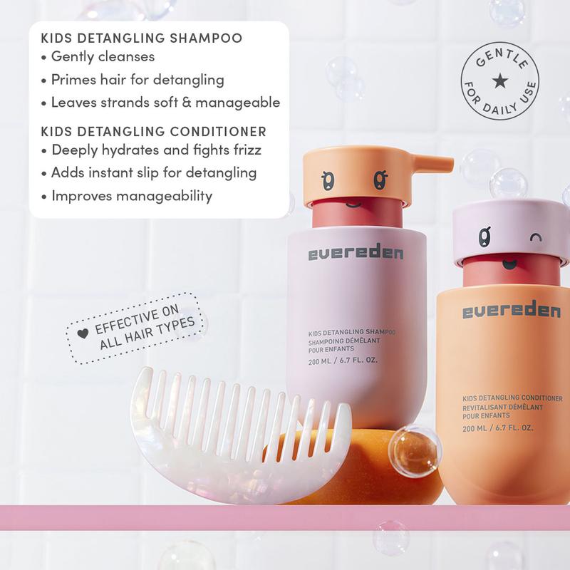 Evereden – Happy Hair Duo | Kids Shampoo & Conditioner Set | For Ages 3+