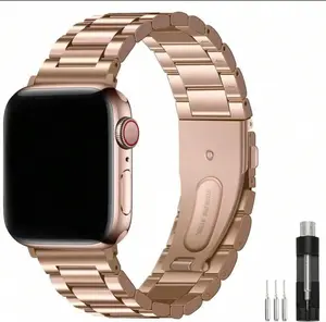 Compatible Apple Watch Rose Gold Band Series 9, Ultra 2, SE, Ultra Series
