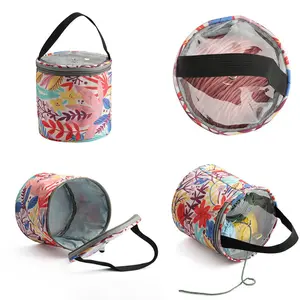 Portable Yarn Bag Knitting Organizer Tote Needle Crochet Hook Storage Bag NEW