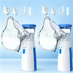 2PCS Portable Smart Humidifier with Auto-Cleaning & Dual Modes,  Handheld Humidifier for Respiratory Care at Home/Travel, Adult & Kid-Friendly Design (No Include Battery)