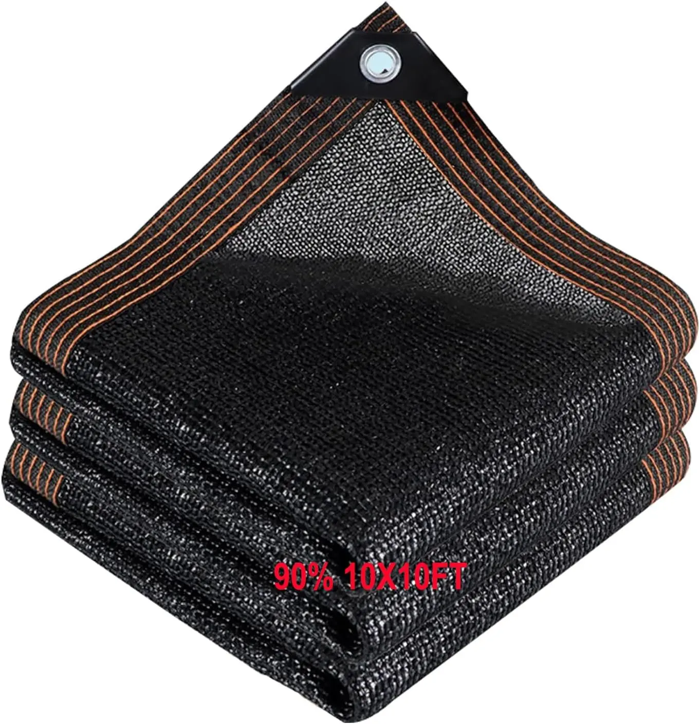 Outdoor Shade Cloth 90% Sunblock Shade Mesh Tarp with Grommets for Garden Greenhouse Pergola Patio  Chicken Coop Porch  Kennel Cover 10 x 10