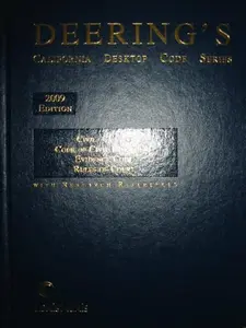 USED-Deering's 2009 California Civil Code, Code of Civil Procedure, Evidence Code, Rules of Court (California Desktop Code Series) by Editorial Staff (Unknown)