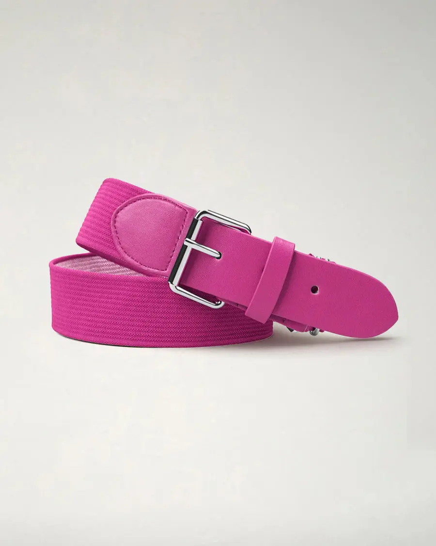 Adjustable Solid Elastic Belt for Youth & Adults - Versatile Sports Accessory for Baseball, Softball & Casual Style, Accessories