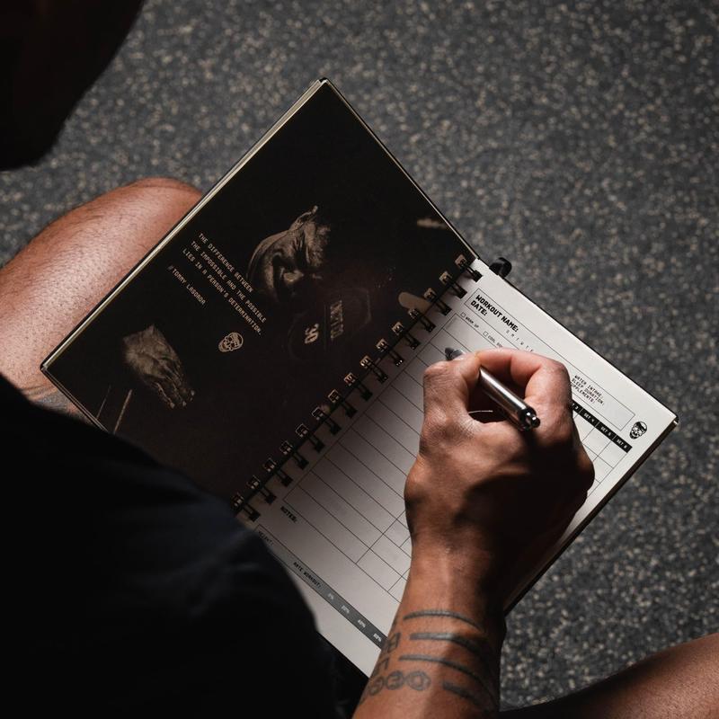 Gymreapers Workout Journal - 120 Structured Training Logs for 8 Months, Durable Hard Cover, Spiral Binding, Goal Planning, Milestone Tracking