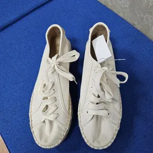 Tory Burch Seaside Canvas Oxford Espadrilles NWOT size 8