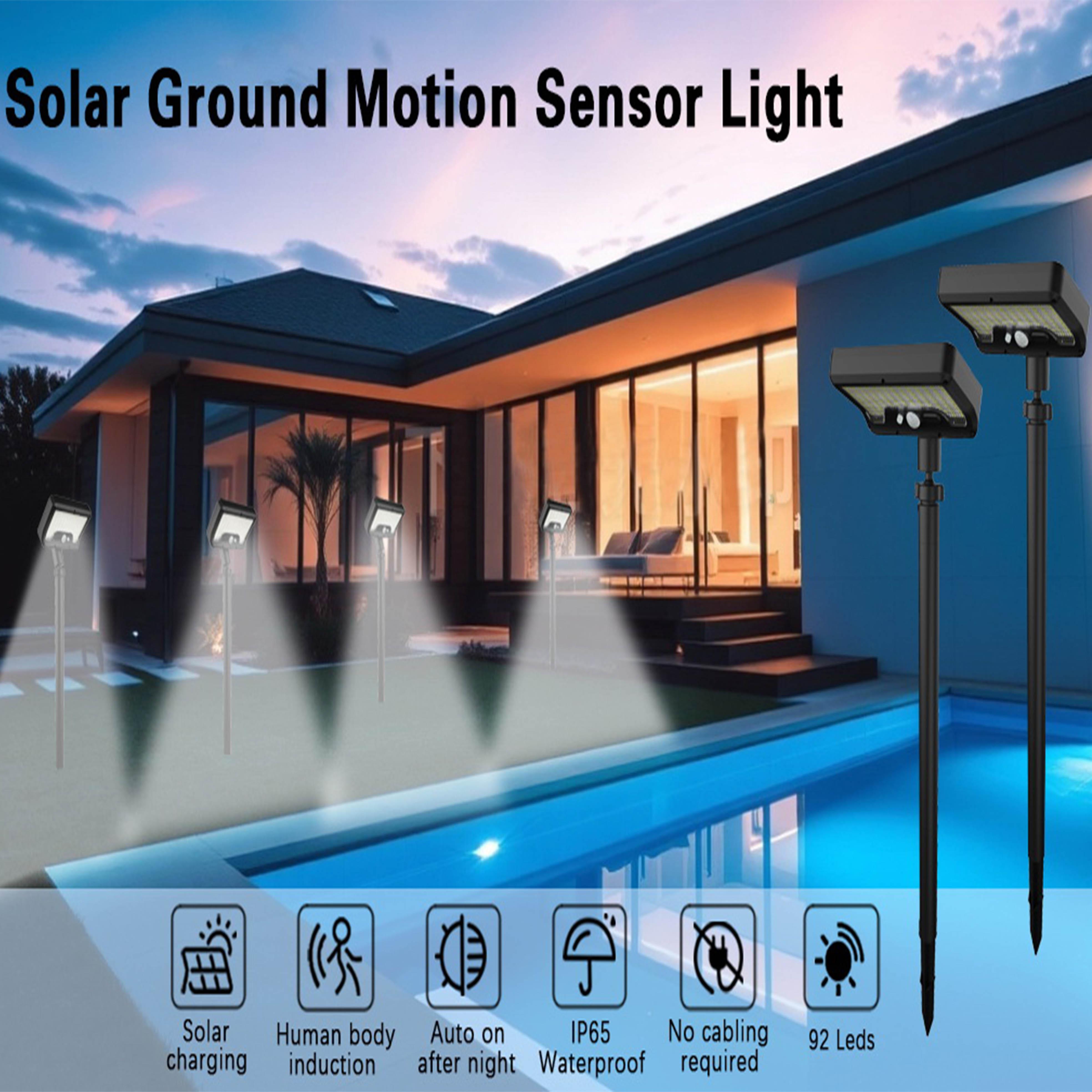 Outdoor Solar Lawn Lights, Illuminate Trees, Suitable for Villas and Gardens, No Remote Control Needed, Long Lifespan LED Bulbs Outdoor Solar Lawn Lights, Illuminate Trees, Suitable for Villas and Gardens, No Remote Control Needed, Long Lifespan LED Bulbs