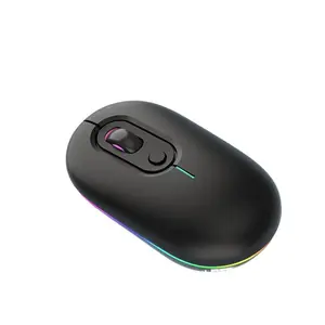 Wireless mouse with trendy design, suitable for office use, rechargeable, silent, bubble design, wireless Bluetooth mouse for laptops