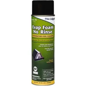 Nu-Calgon HVAC Cleaners & Scale Removers, Container Size (oz.): 18, Container Type: Aerosol, Additional Information: Evaporator Cleaner & Detergent, Type: Coil Cleaner, Formula Type: Alkaline, Formula Type: Alkaline 4171-75