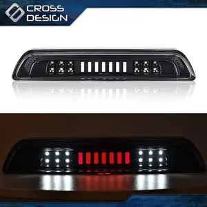 CROSSDESIGN Fits 2007-2018 Toyota Tundra Black LED Third 3Rd Tail Brake Light Cargo Lamp
