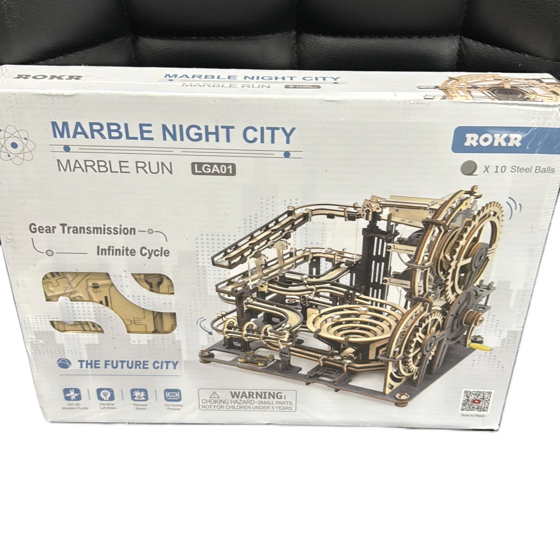 ROKR City Marble Run 3-D Puzzle -  City Night Edition