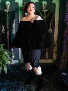 Benedict Long Bloomers- Black