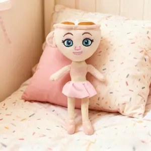 Classic of Mountains And Seas Plush Toy Beautiful And Cute Ballerina Cappuccina Doll Doll Home Party Decoration Doll Perfect Gift for Friends Christmas, Halloween, New Year, Easter, Birthday