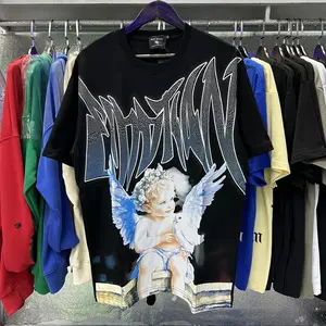 2025 Summer New T-shirt for Men and Women's Daily Casual High Quality Hot Diamond Short Sleeve