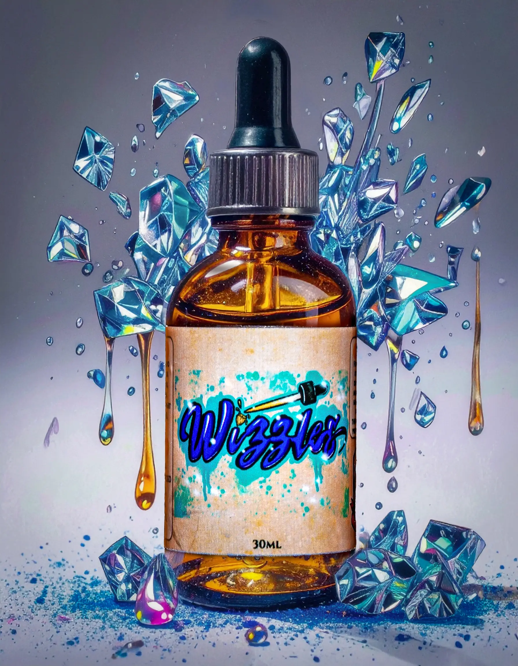 Wizzles - Patchouli, Oud, Blackberry, Saffron Beard Oil, Butter, & Cologne
