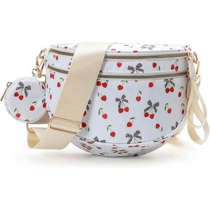 Small Cheetah Cherry Bum Bag