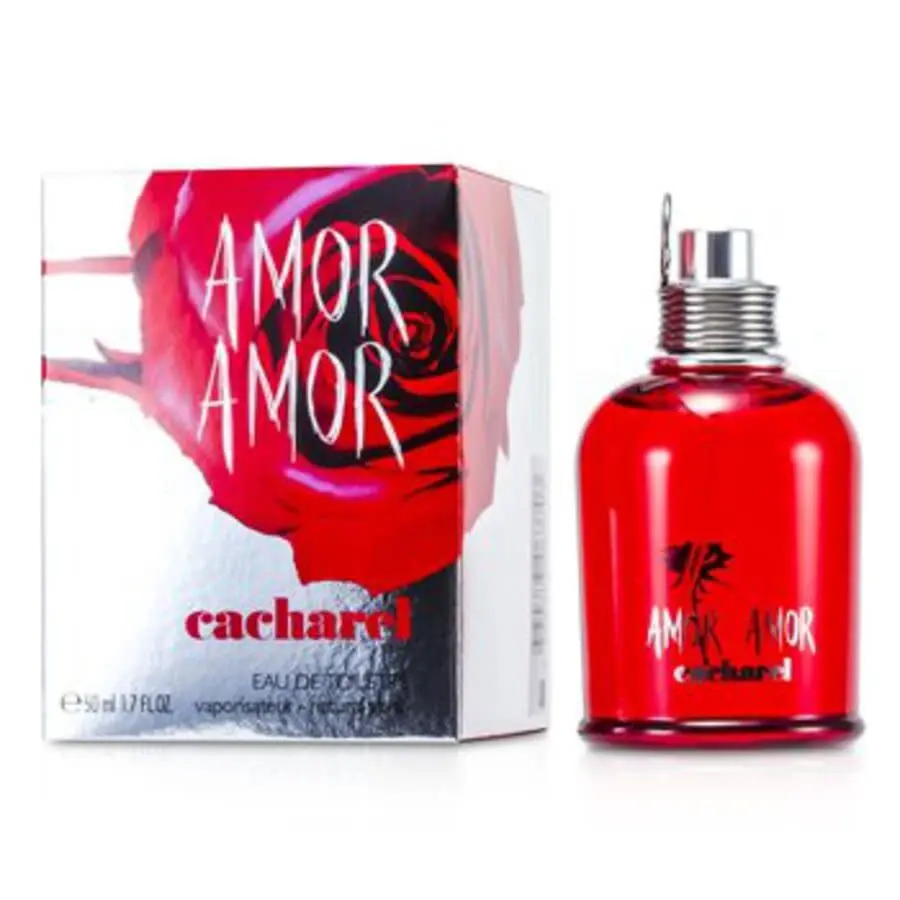 Cacharel Amor Amor Eau de Toilette & Fragrance Gift Set for Women Sparkling Fruity Floral Notes of Jasmine Vanilla