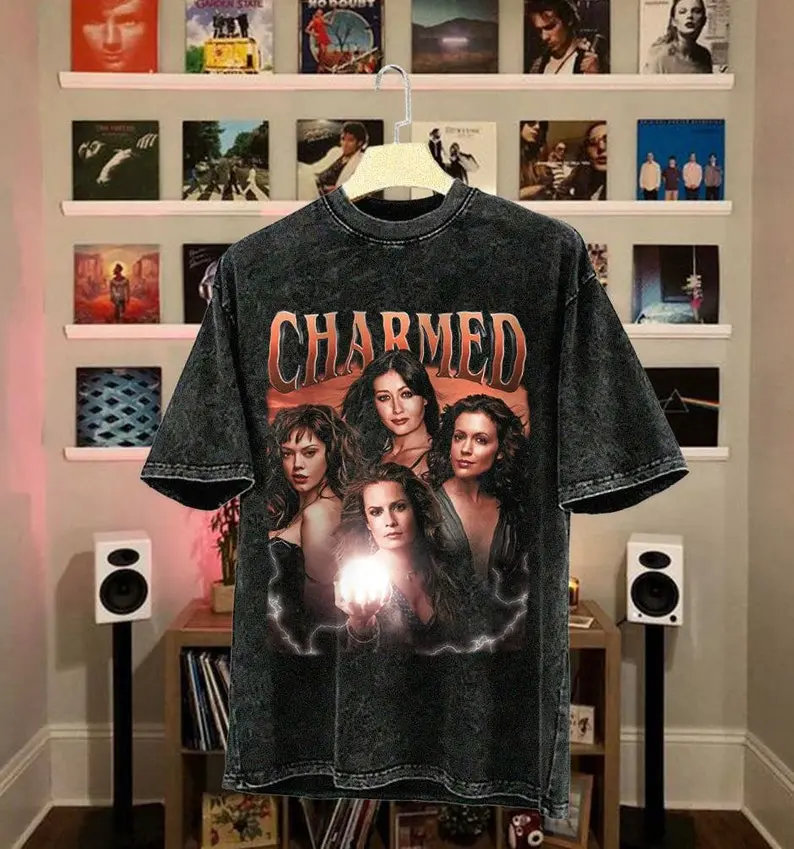 Vintage Washed Charmed TV Show Vintage T-Shirt, Gift For Woman and Man Unisex T-Shirt