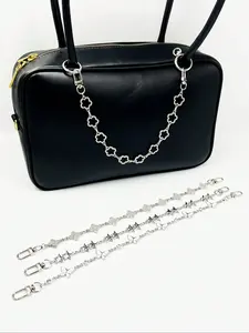 New Women's Bag Metal Butterfly Flower Star Extension Chain, High-End Versatile Unique Decorative Fashion Accessory