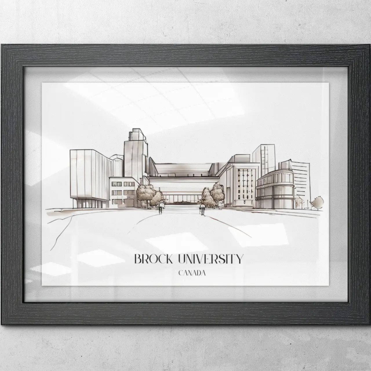 Brock University Poster Decor Room Prop Wall Ornaments Photo Decoration Artistic Print