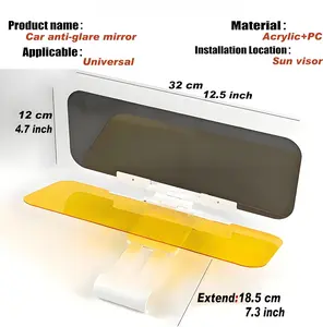 car fun  accessories Voice Activated Magnetic Digital Recorder Universal 2 in 1 Day & Night Anti-Glare Car Sunshade - Blocks High Beams, Glare, UV Rays & Sunlight, Non-Glare HD Automobile Windshield Visor window louvers usb-a