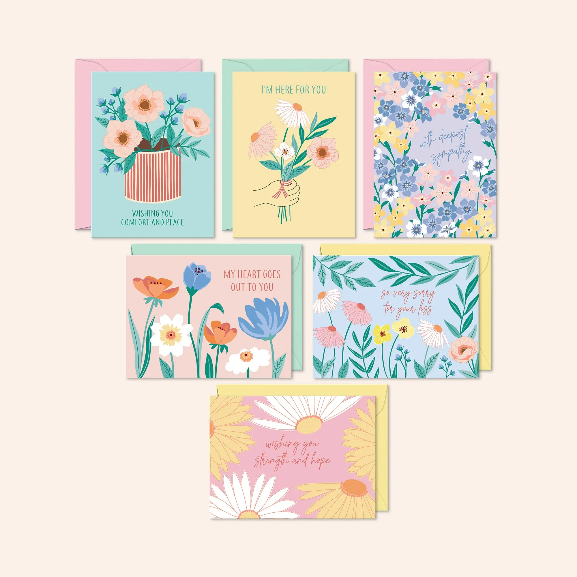 Set of 24 Sympathy Cards Set of 24 Sympathy Cards