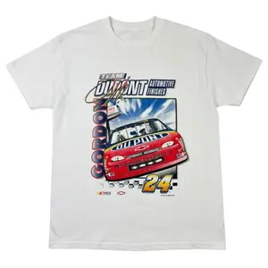 Jeff Gordon 24 NASCAR TShirt, Vintage Cartoon Racing Car Graphic Bold Retro Design, Unisex Fit for Men Women Fans, Perfect Gift for NASCAR Lovers