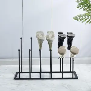 Boots Display Stand, 6 Pairs Boots Storage Rack, Durable & Fashionable Boots Organizer, Home Organizer for Entryway & Closet