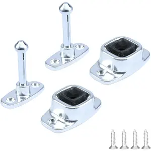 RV & Trailer Door Holder, 3 in Heavy Duty Enclosed Latch - 2 Pack