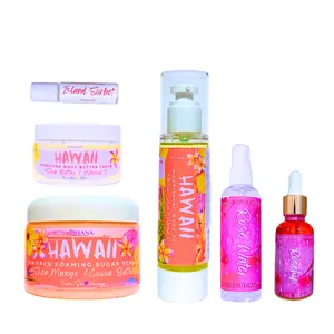 Radiant Glow Body Care Set-Sugar Scrub/Whip Shea Body Butter Cream/Oil/Perfume. Exfoliate>Foaming>Hydrating-Silky Body Combo Bundle Self-Care Gift
