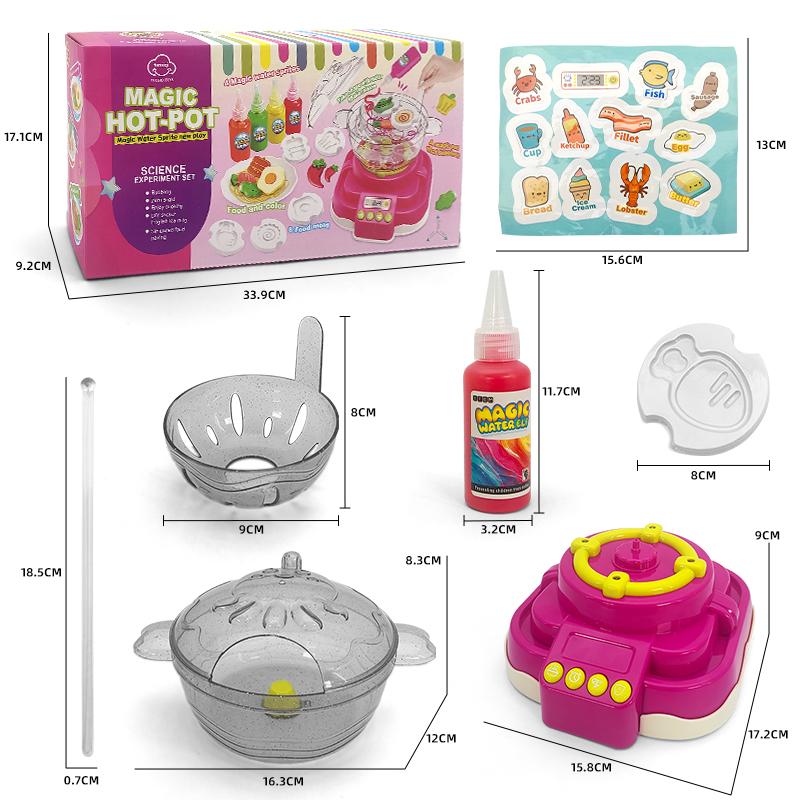 6 Gels & 8 Molds, Magic Water Elf Toy Kit, Water Gel Kit Pets,Make Your Own Squishies Sensory Toys for Kids, Squishy Maker Water Pets, DIY Crafts Kits, Party Favors & Birthday Gifts for Kids Ages 3+