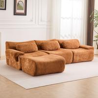 Brown - 3 Seater + 1 Ottoman (113.9“)