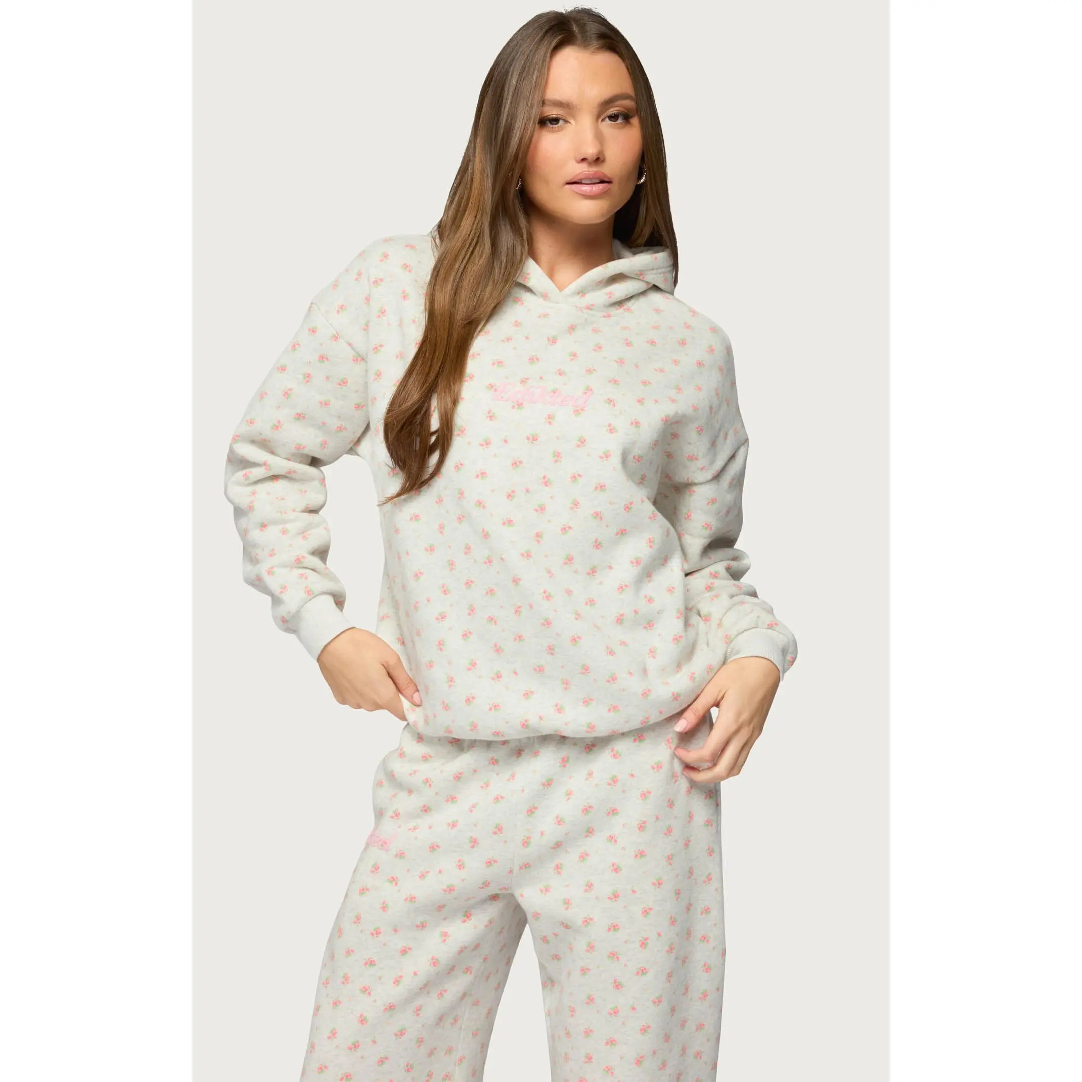 Edikted Women's Flower Power Hoodie