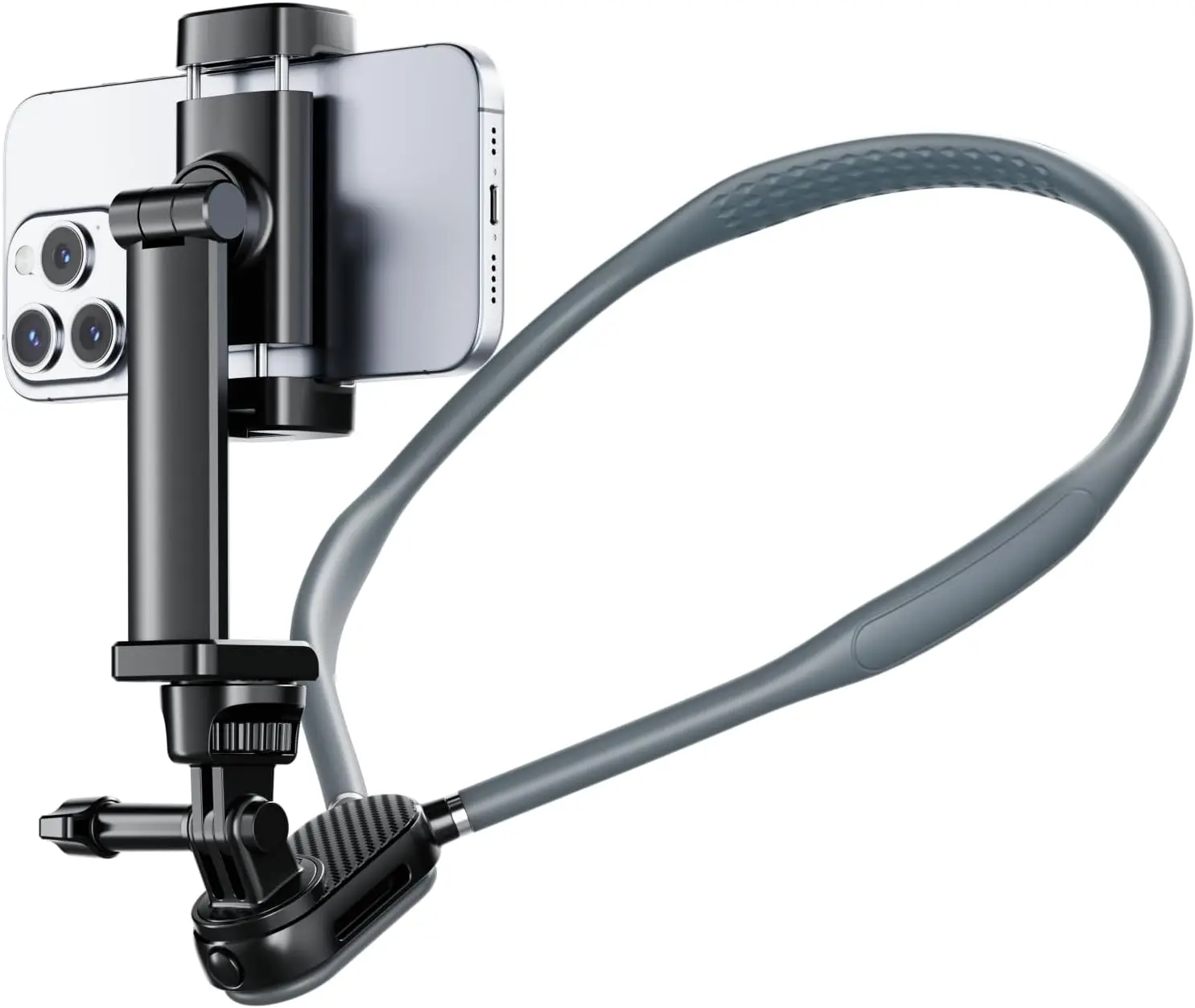 Hamillar Camera Phone Chest Neck Mount Holder for Video Recording iPhone Samsung 4-7 Inch Phones AKASO/Go Pro/Insta360X5/DJI360 (Cameras + Phone Mount)