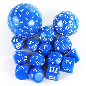 15-Piece Multi-Sided Polyhedral Dice Set, D3-D100, Includes Bag, Perfect for Role-Playing Games, Board Game Accessories, Ideal Gift for Tabletop Gamers