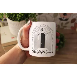 The Night Court Mug, SJM Merch, ACOTAR Merch, Velaris City of Starlight, Bookish Gift, Romantasy Reader, Booktok, Bookstagram