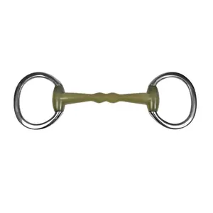 Jacks 763-5-1-4 Apple Flexible Shaped Eggbutt Snaffle Bit - 5.25 in.