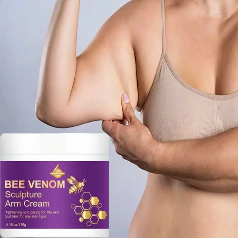 Bee Venom Arm Firming Deeply Moisturizing Cream 118g | Bee venom + collagen peptides + vitamin C, firms, moisturizes, and smooths skin | Daily massage for firmer arm lines Body Care Moisturizer