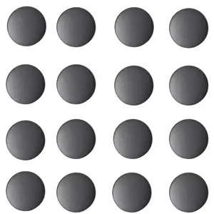 16PCS Laptop Rubber Feet – Non-Slip Cooling Replacement Bottom Pads for MacBook Pro/Air Cases, Dell, Lenovo, HP, Keyboards & Appliances (Black)