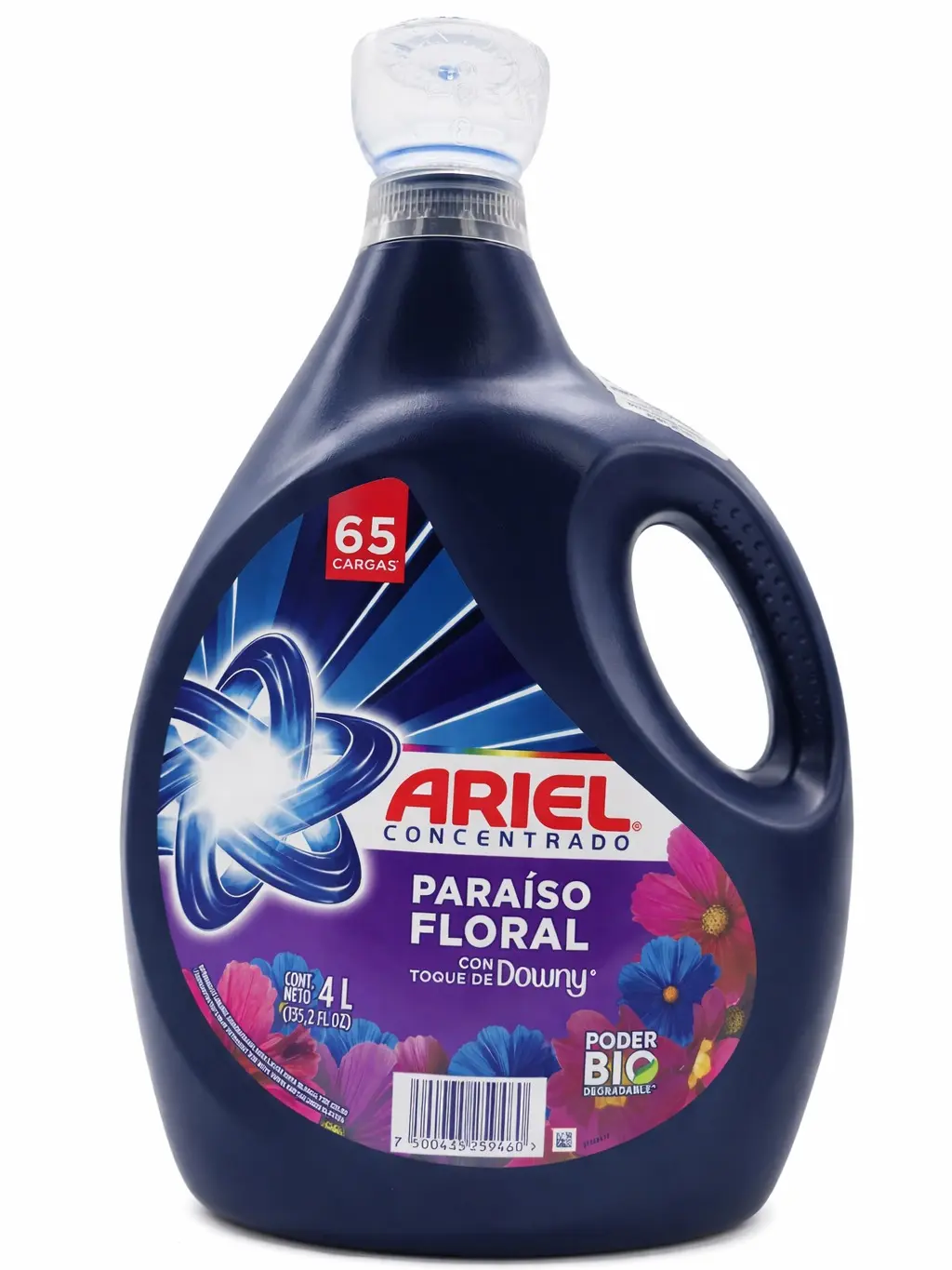 Ariel Detergente Líquido Paraíso Floral 4.8L – 80 Lavadas – Aroma