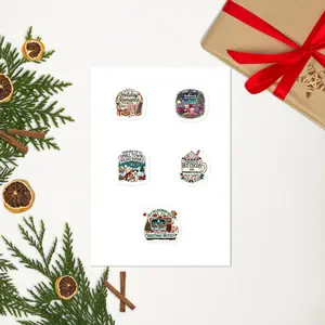 Hallmark Christmas Movies Sticker sheet