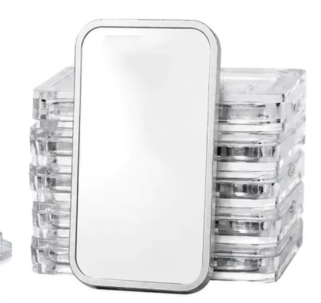 Ornament 1 oz silver-plated bar, made in the USA Ornament, decoration, collectible, desktop display Random shipment of 5 types of products