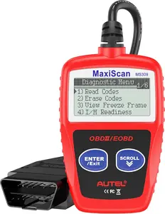 OBD2 Scanner MS309 Universal OBD II Scanner Car Engine Fault Code Reader CAN Diagnostic Scan Tool, Read and Clear Error Codes for 1996 or Newer OBD2 Protocol Vehicle