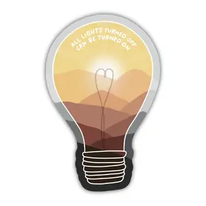 All Lights Turned Off Sticker