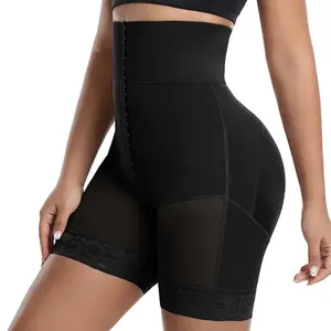 Women's High-Waisted Abdominal Control Shorts with Elastic Waistband - High Support Tummy Control Shapewear, Stretchy Fabric, Elegant Design for Casual Attire, Strong Hold, Body Shaping,  Closure Compression Womenswear corset faja Minimalist Fits