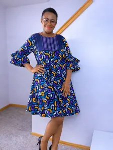 African Wax Dress