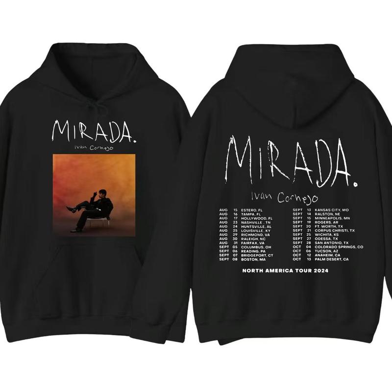Ivan Cornejo Mirada Pullover Hoodie, Mirada 2024 Tour Merch, Unisex ...