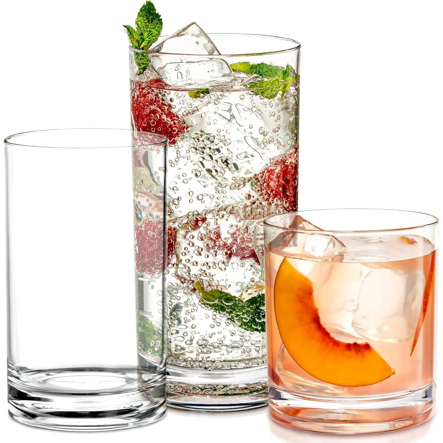 +stemless wine glass Libbey Signature Kentfield Stemless 12 Piece Wine Glass Party Set for   Libbey Shop