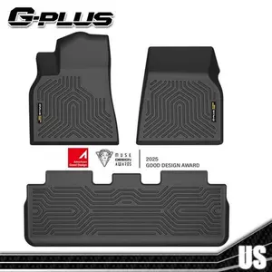 Fit For 2020-2024 Tesla Model Y TPE Rubber Liners Floor Mats,All Weather Floor Mats Rubber Liners,Waterproof Anti-slip Durable Floor Mats,Car Accessories